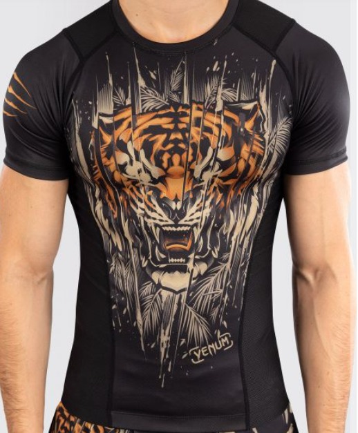 Venum Tiger Men's Short Sleeve Rashguard
