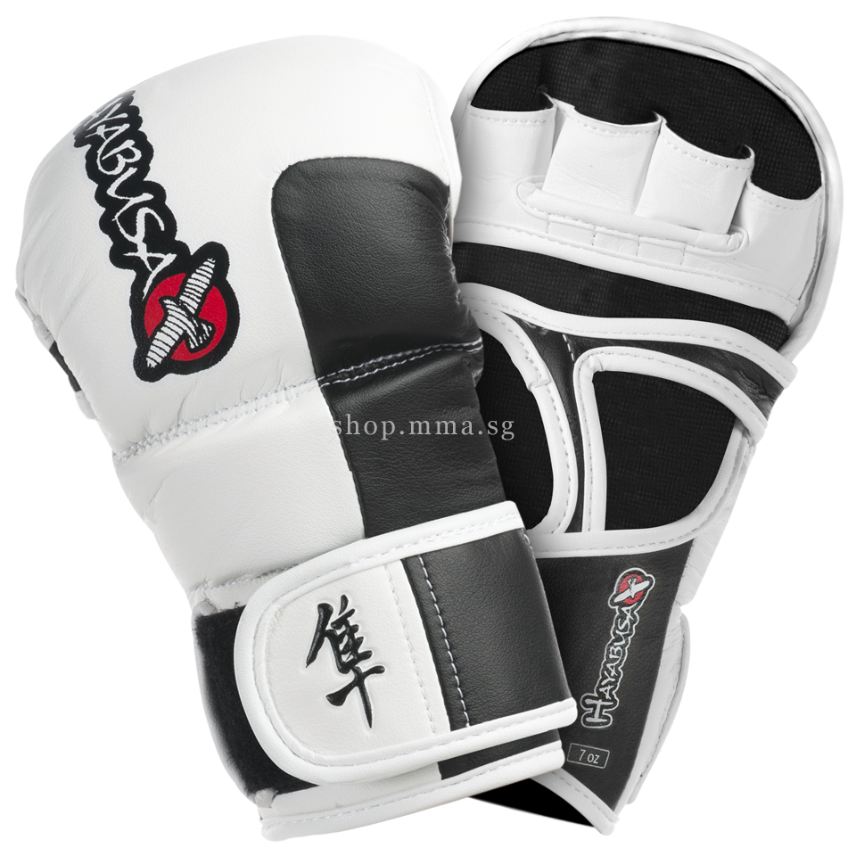 HAYABUSA TOKUSHO HYBRID GLOVES SMOKE WHITE 7OZ