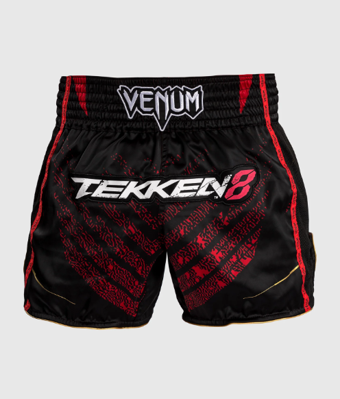 Venum x TEKKEN 8 - Marshall Law Muay Thai Shorts - Black/Red/Gold