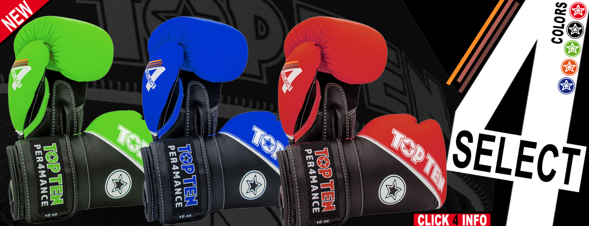 TOP TEN BOXING GLOVES 4SELECT LEATHER