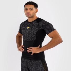 Venum x Ilia Topuria Unmatched Short Sleeve Rashguard - Black/Gold