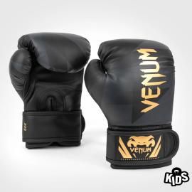 VENUM RAZOR BOXING GLOVES - FOR KIDS - BLACK/GOLD