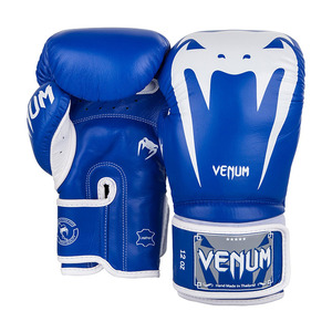 blue venum boxing gloves