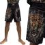 Venum Tiger Kids Fight Shorts - Black/Neon Orange