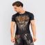 Venum Tiger Men's Short Sleeve Rashguard - Black/Neon Orange